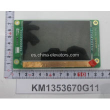 KM1353670G11 STNLCD LCI LCD PANTALLA PARA KONE SIPUP